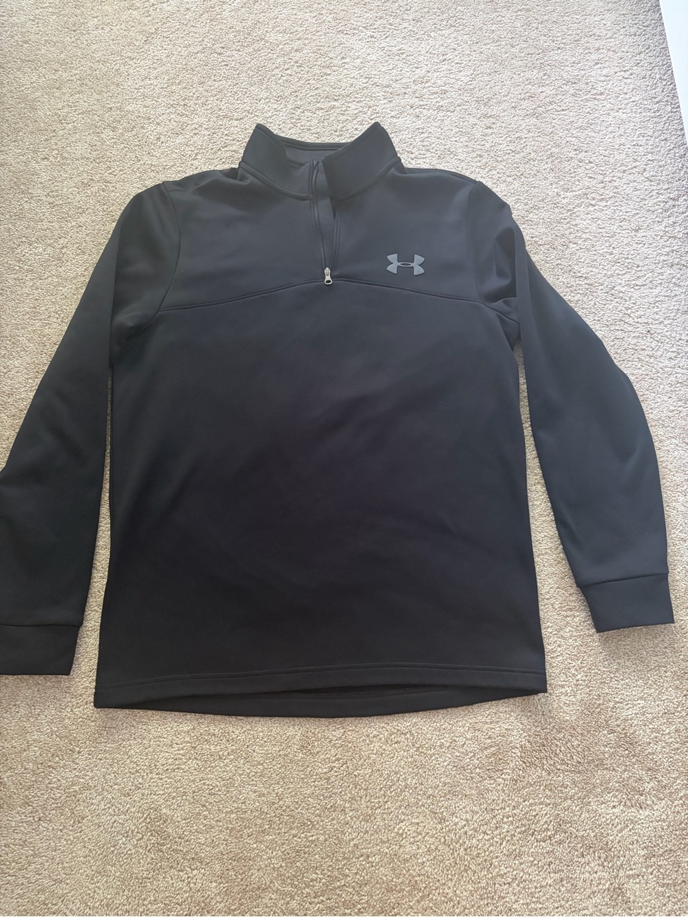 Under Armour Men's Black Half-Zip Performance Pullover